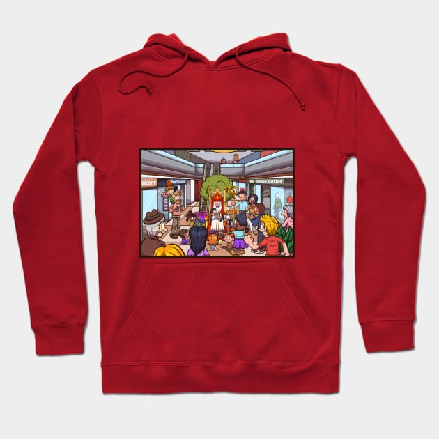 Saint Nicholas With People Hoodie by TheMaskedTooner